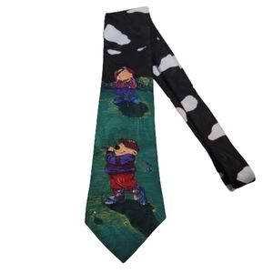 NOVELTIES HALLMARK Inc. Golf tie Necktie golfers multicolor